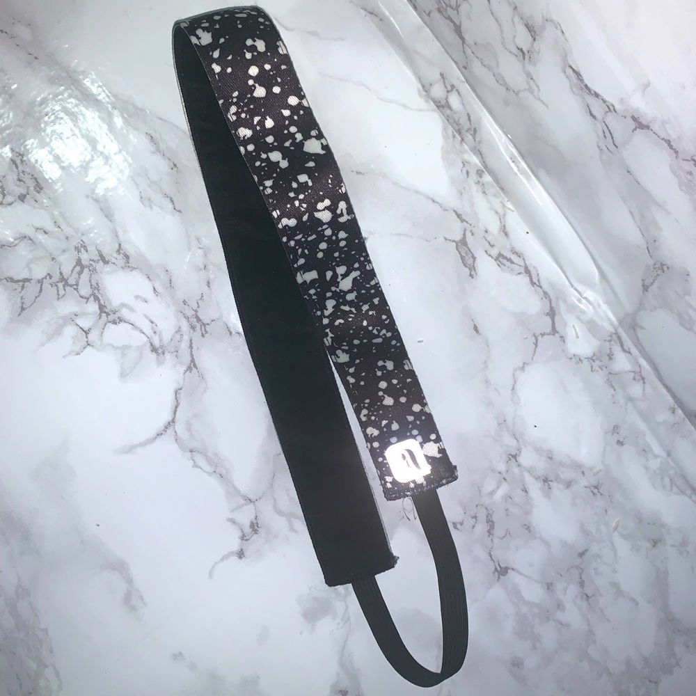 Fabletics Black with White Dots Headband - Excellent Condition